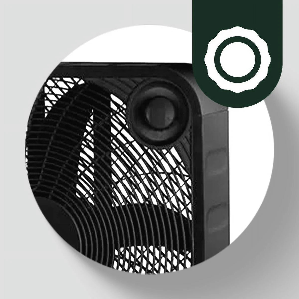 Black 20 Inch Box Fan Q5784