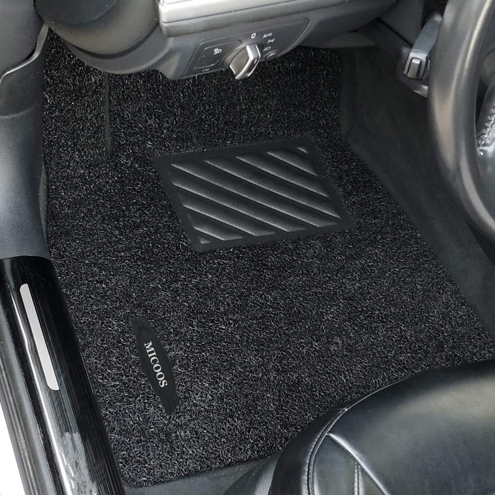 Compatible with Car Floor Mat Carpet for BMW X3 (2003-2010) E83, All Weather Heavy Duty Floor Mat Set Waterproof Stain-Resistant (Black) O237