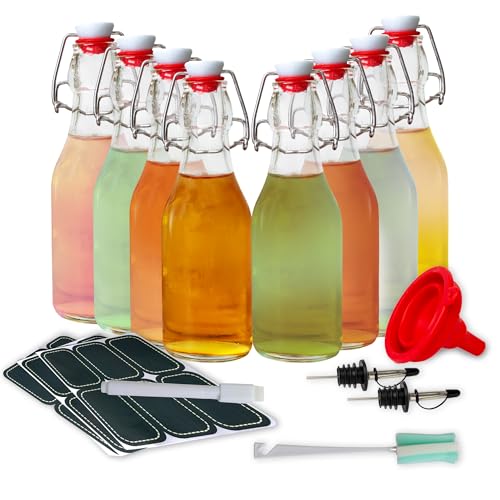 1 Liter Glass Flip Top Bottle Pack of 6 E4385