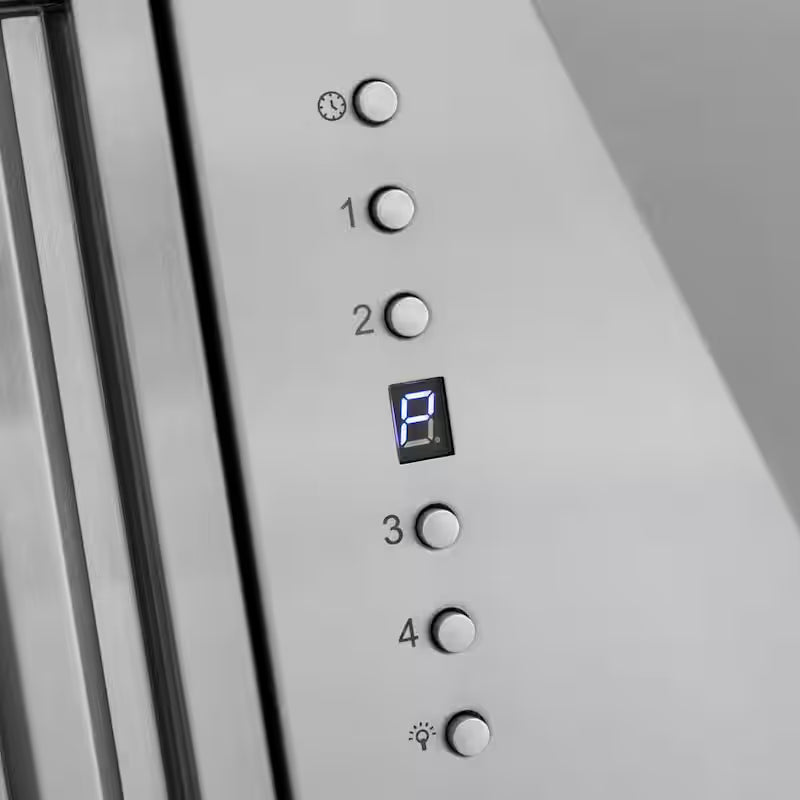 30 in. 400 CFM Ducted Wall Mount Range Hood in Stainless Steel S18891