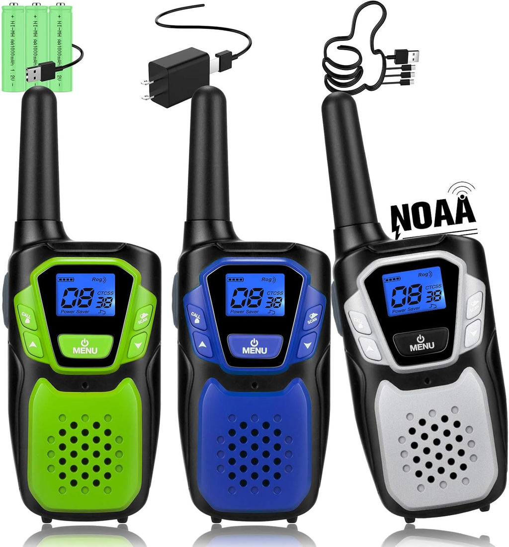 4 Pack Rechargeable Two Way Radio Walkie Talkies G489