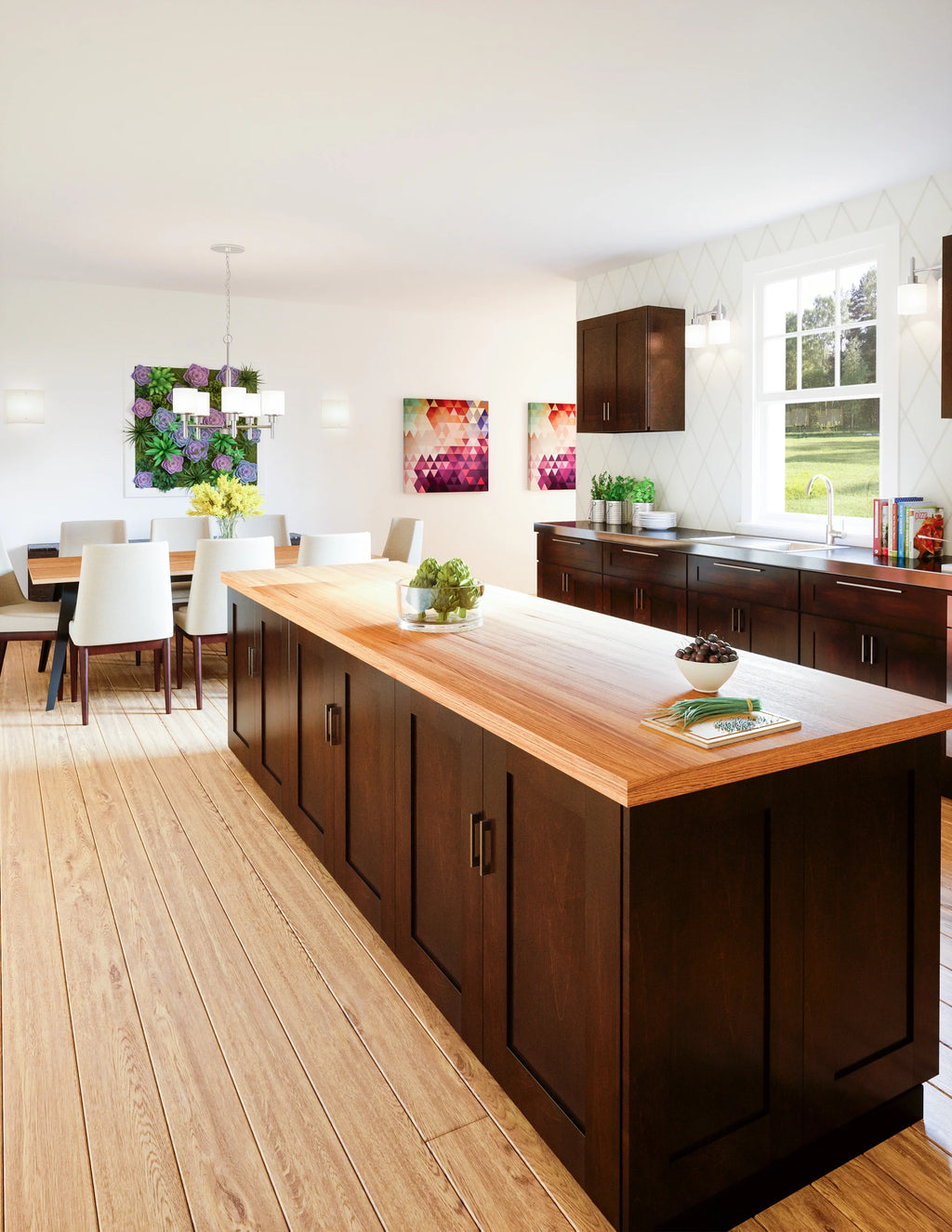 Espresso Shaker Wall Kitchen Cabinet 30x30x12 X941497