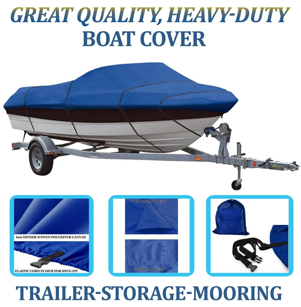 Boat Cover for Sunbird Corsair 170 Bowrider O/B 1994 1995 N9978