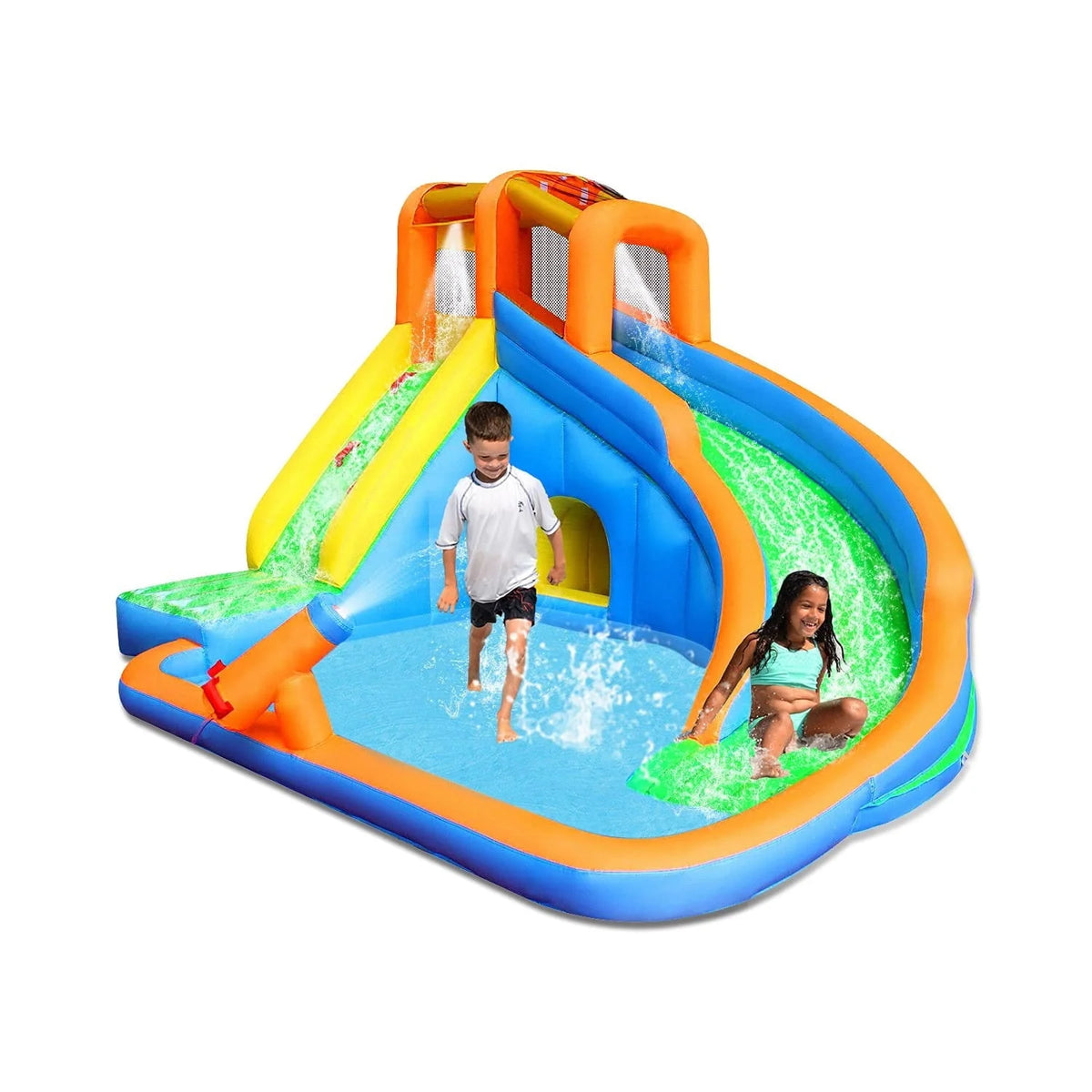 Inflatable Water Slide with Pool and Blower M3360