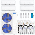 45,000 BTU 4 Zone Ductless Mini Split Air Conditioner and Heat Pump K824