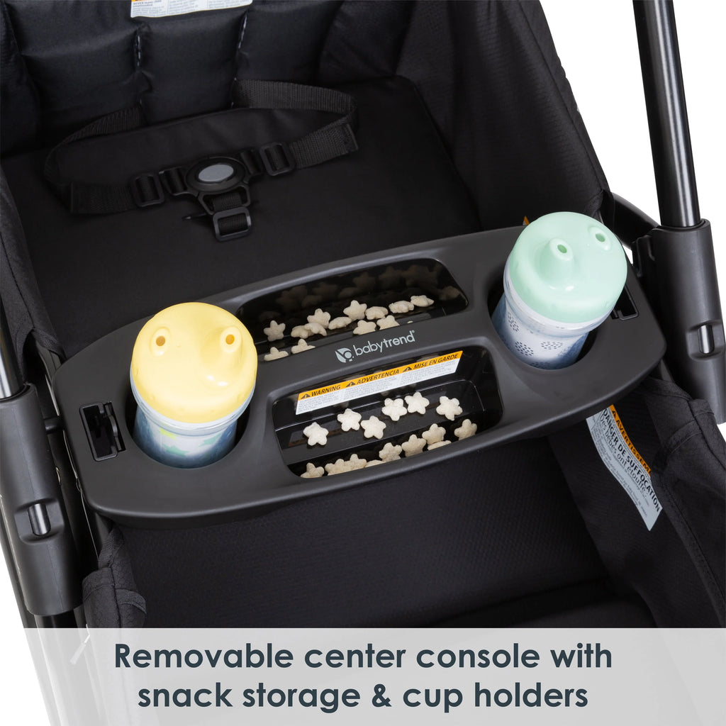 Black 2-in-1 Stroller Wagon U313