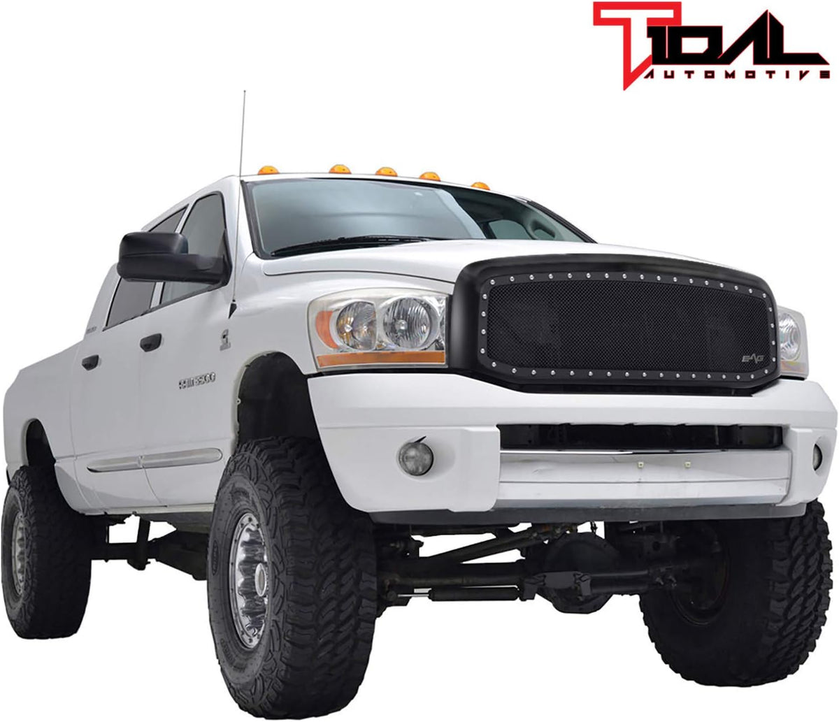 Black Steel Mesh Replacement Grille I98197