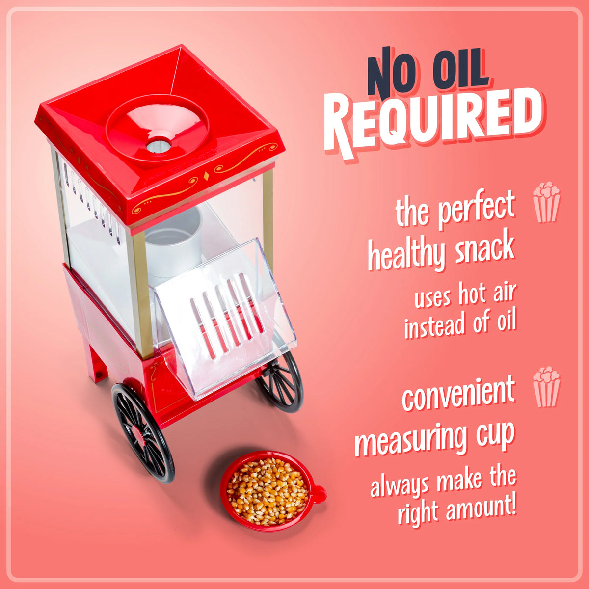 12-Cup Hot Air Popcorn Maker X80024