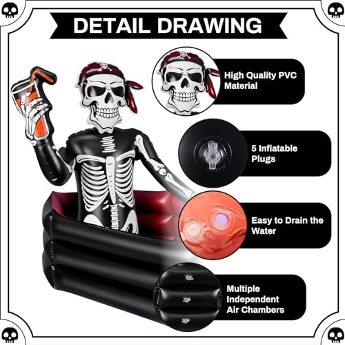 39 Inch Inflatable Skeleton Drink Cooler I835