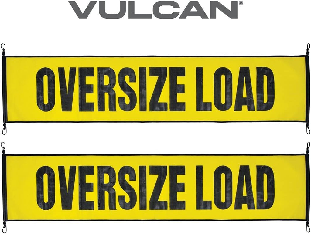 Oversize Load Banner with Metal Hooks, 2 Pack E5325