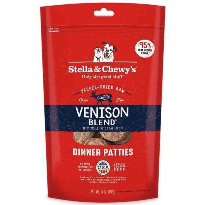 Freeze Dried Dog Food Dinner Patties Venison Blend B261923