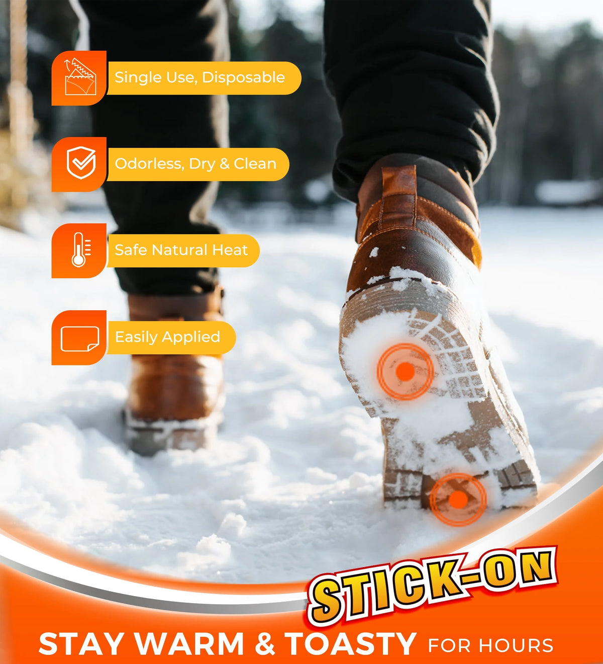 55 Pack Adhesive Toe Warmers A167