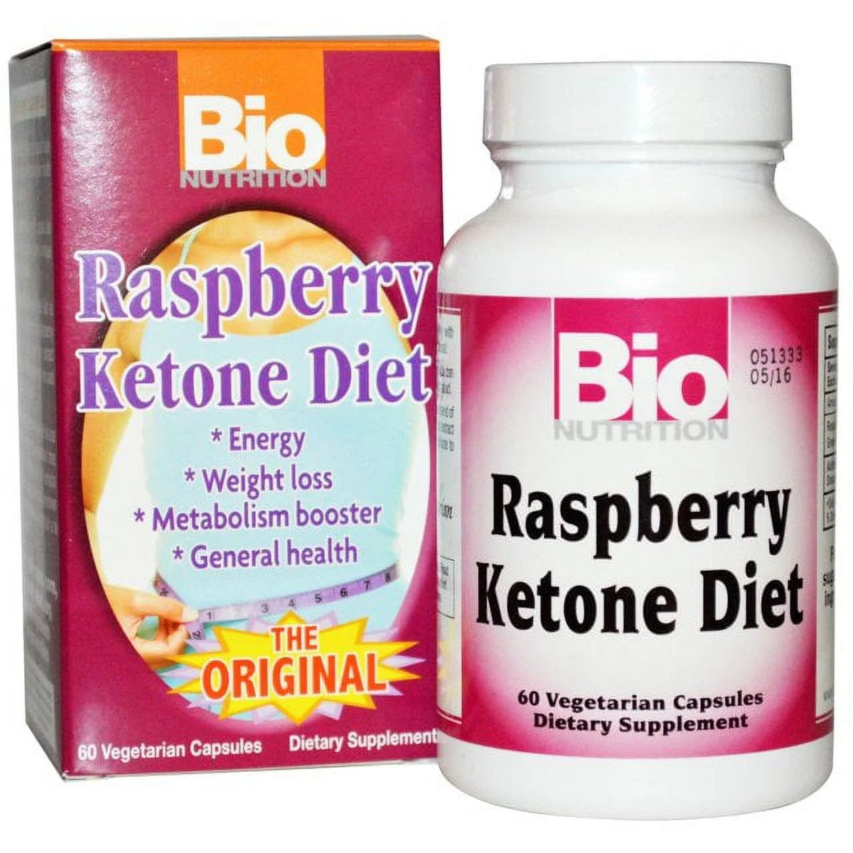 Raspberry Ketone Vegetarian Capsules 6 Pack G3957