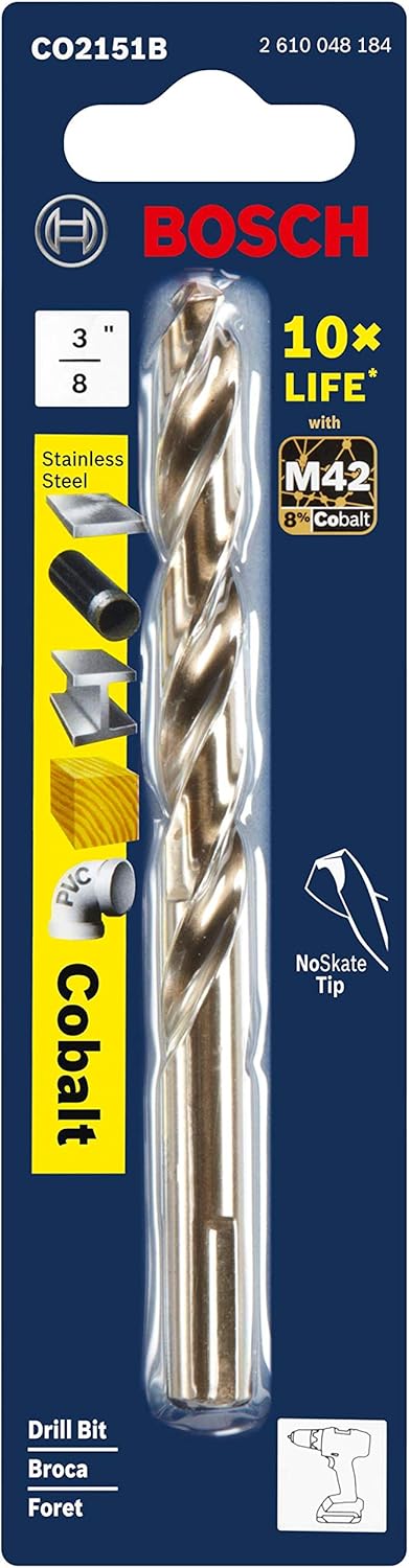 21 Pc Cobalt M42 Drill Bit Set V293