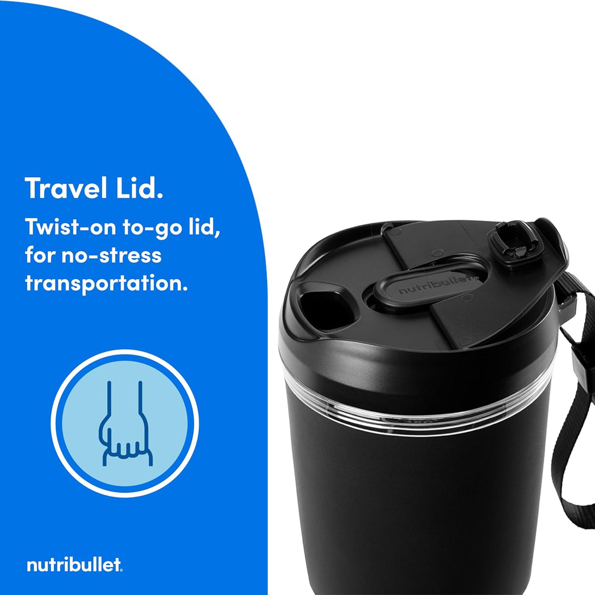 Black Portable Blender with Tritan Cup O11090