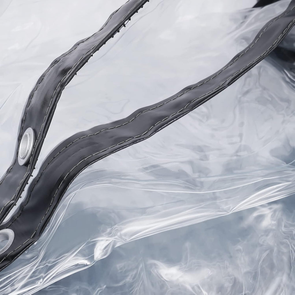 8×20FT Clear PVC Waterproof Tarp Curtain D80624