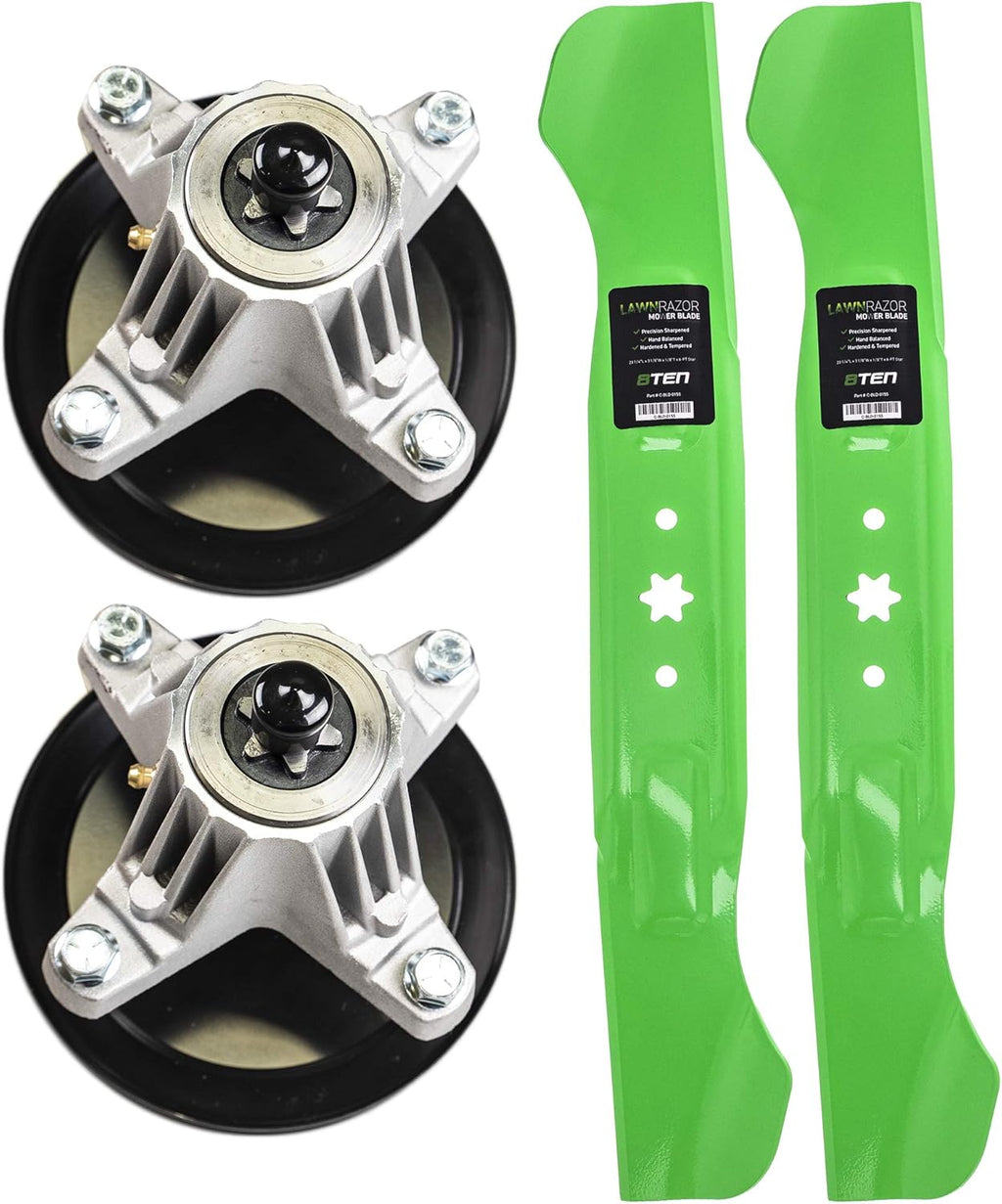 Spindle Hi Lift Blade Kit for 46 inch Cut Deck D756