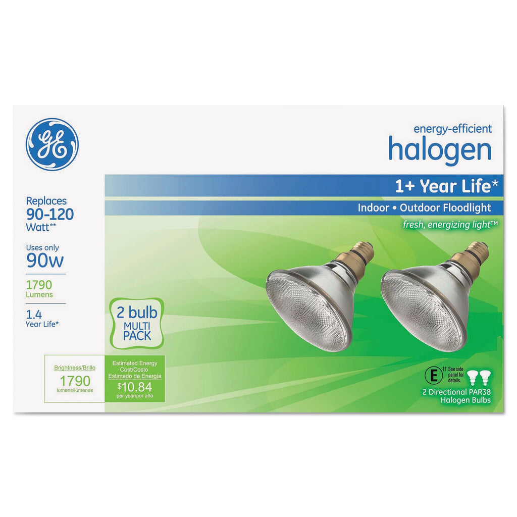 80 Watt Warm White Halogen Floodlight Bulbs Medium Base (2 Pack) C8261