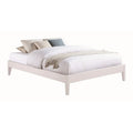 Queen Size Platform Bed with Panel Sides C40440