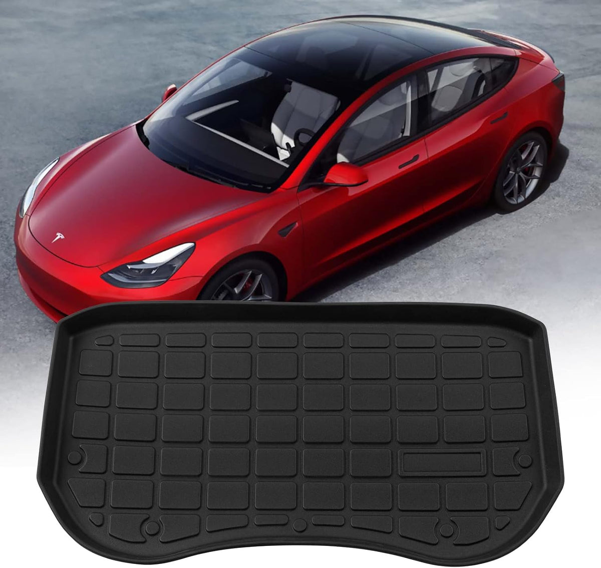 Front Trunk Mat TPE Cargo Liner Pack of 2 N139809