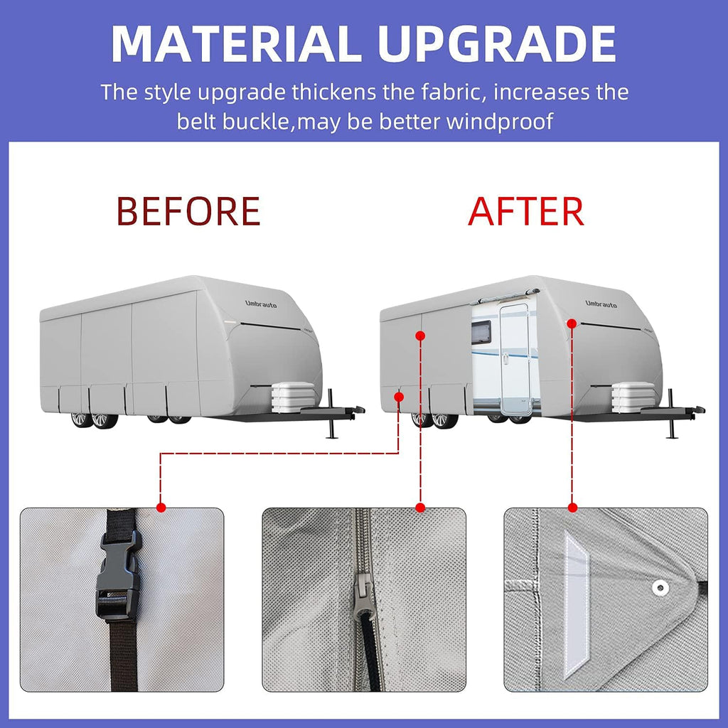 RV Trailer Cover Fits 27‘ - 30‘ Travel Trailer P4134