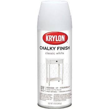 12 oz Set of 6 Classic White Chalky Finish Spray Paint Q605