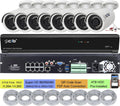 32CH NVR 8MP 5MP 4MP H.265 HDMI 4K Output with 8x5MP POE Bullet Cameras and 4TB HDD O104410