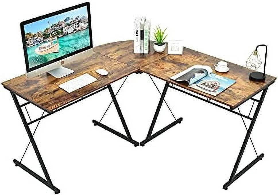 L-Shaped Black Gaming Desk T16888