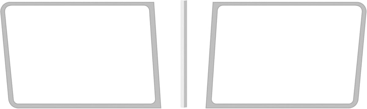 Stainless Steel 3 Piece Windshield Trim B334