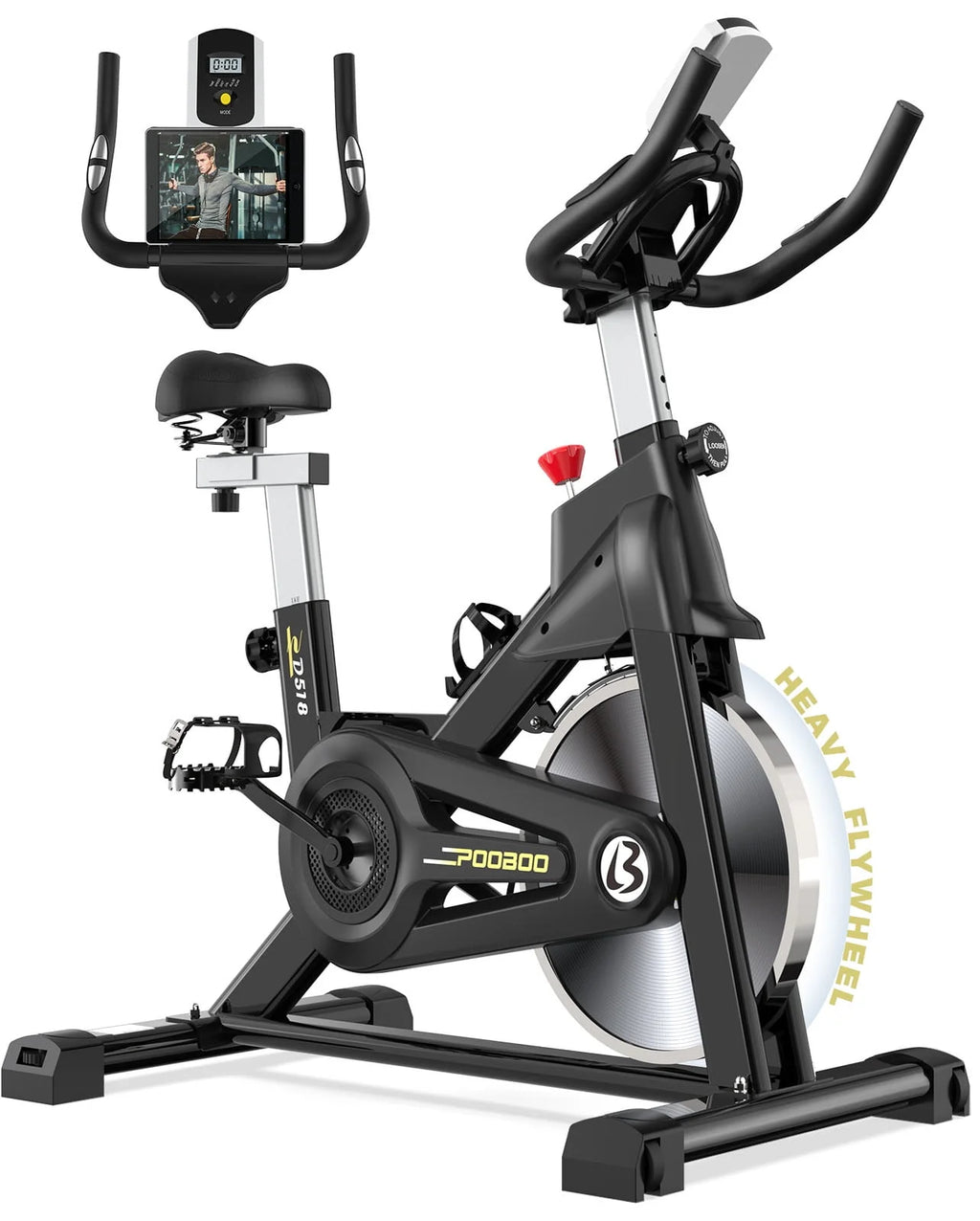 Magnetic Stationary Exercise Bike Blue P808