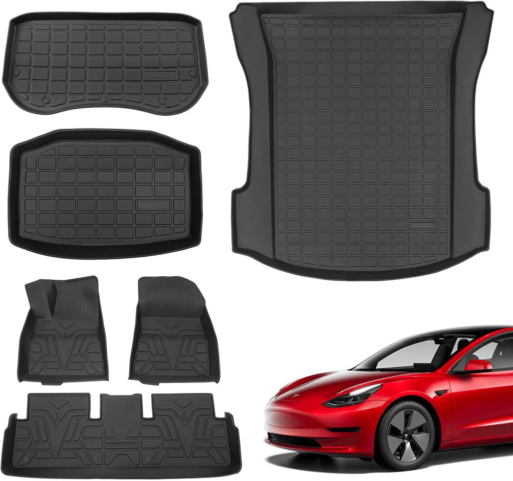 Front Trunk Mat TPE Cargo Liner Pack of 2 N139809