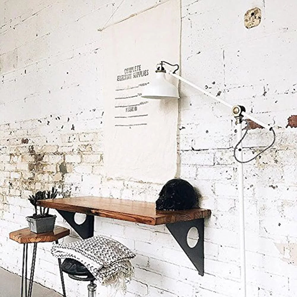 Wall-Mounted Pine Wood Table I763813