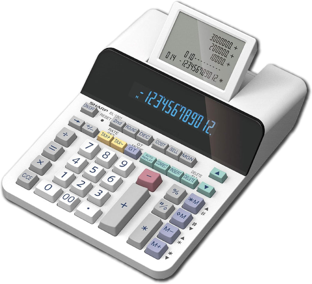 12-Digit LCD Paperless Printing Calculator M204