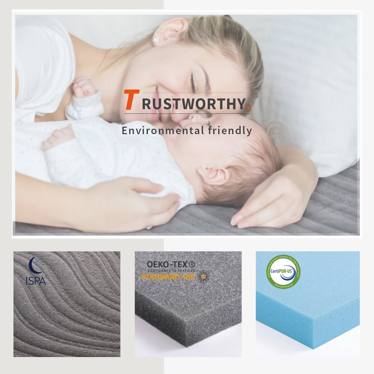 10 Cool Gel Memory Foam Queen Mattress R46689