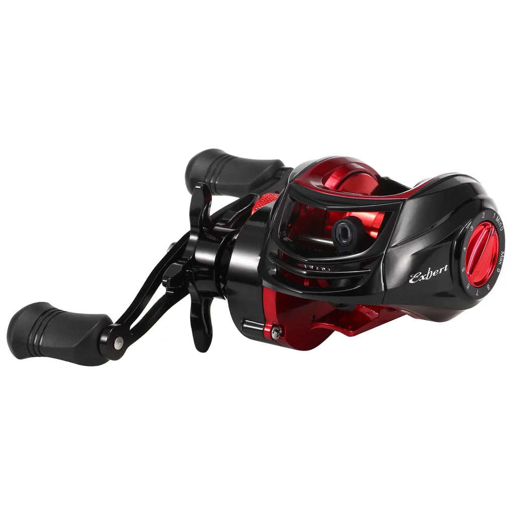 Baitcasting Fishing Reel 7.2:1 Gear Ratio Magnetic Brake L3980