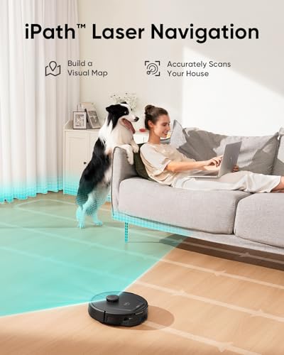 Robot Vacuum with 5,000 Pa Suction and Laser Navigation D289