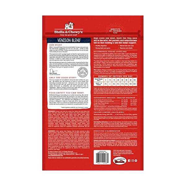 Freeze Dried Dog Food Dinner Patties Venison Blend B261923