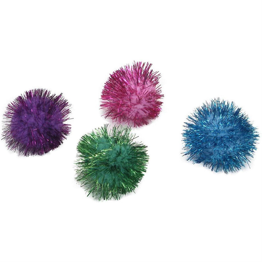 Glitter Pom Poms Ball Cat Toys C46505