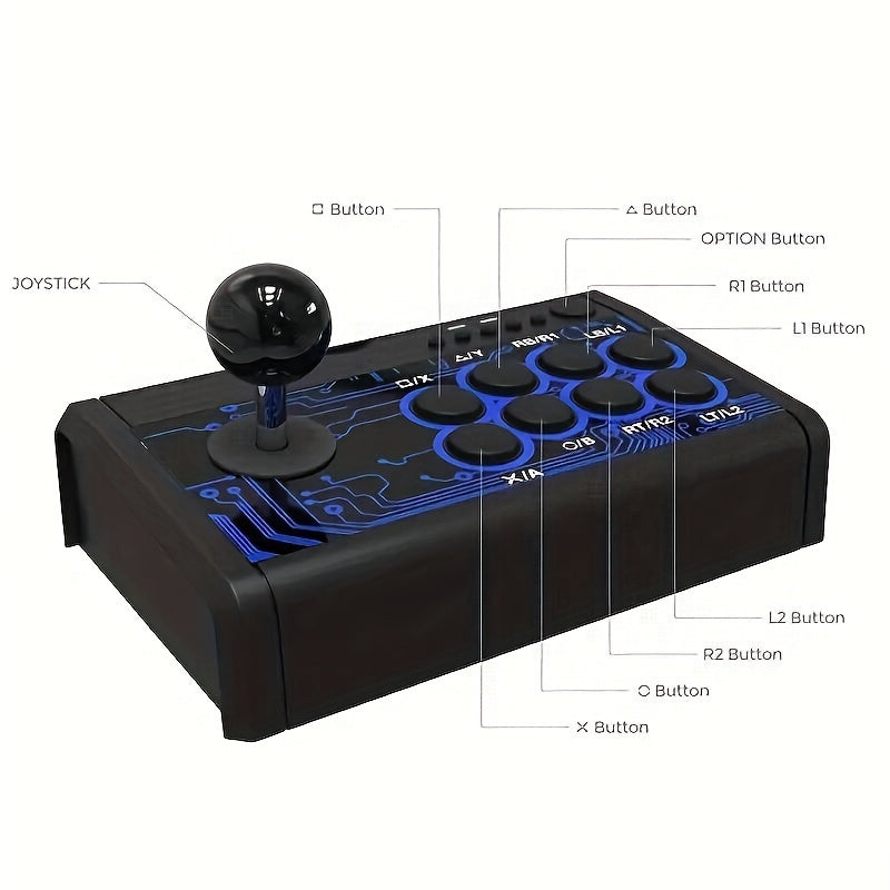 Wired Fight Stick Game Controller for PC Z6866