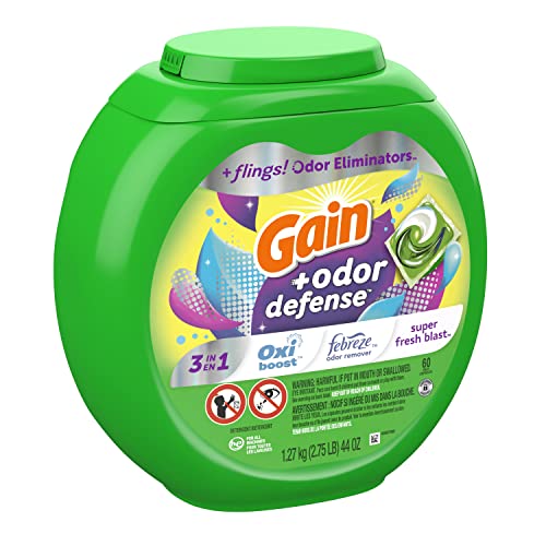 112 Count Laundry Detergent Pacs with Odor Defense G74400