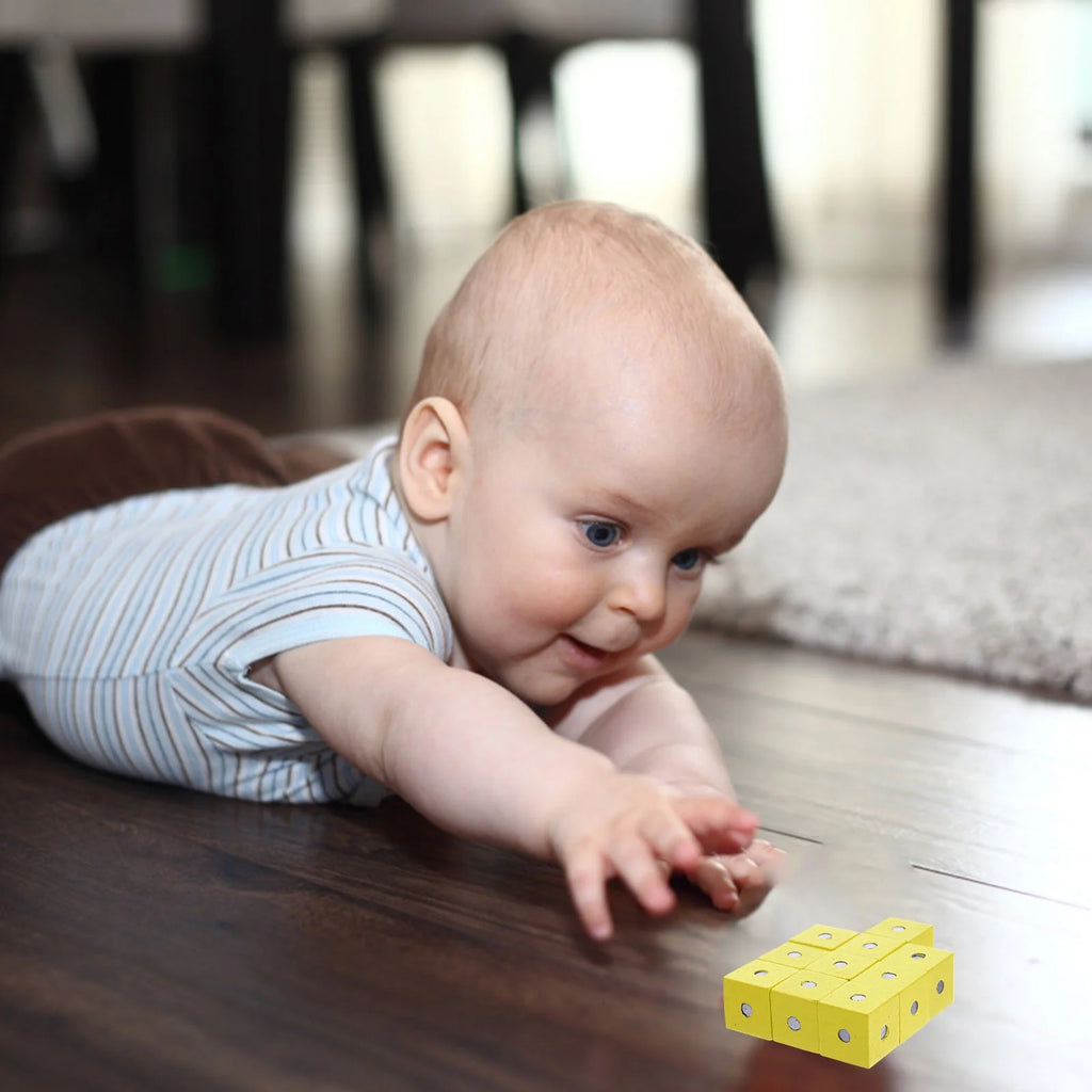 10 Pcs Magnetic Wooden Blocks T568410