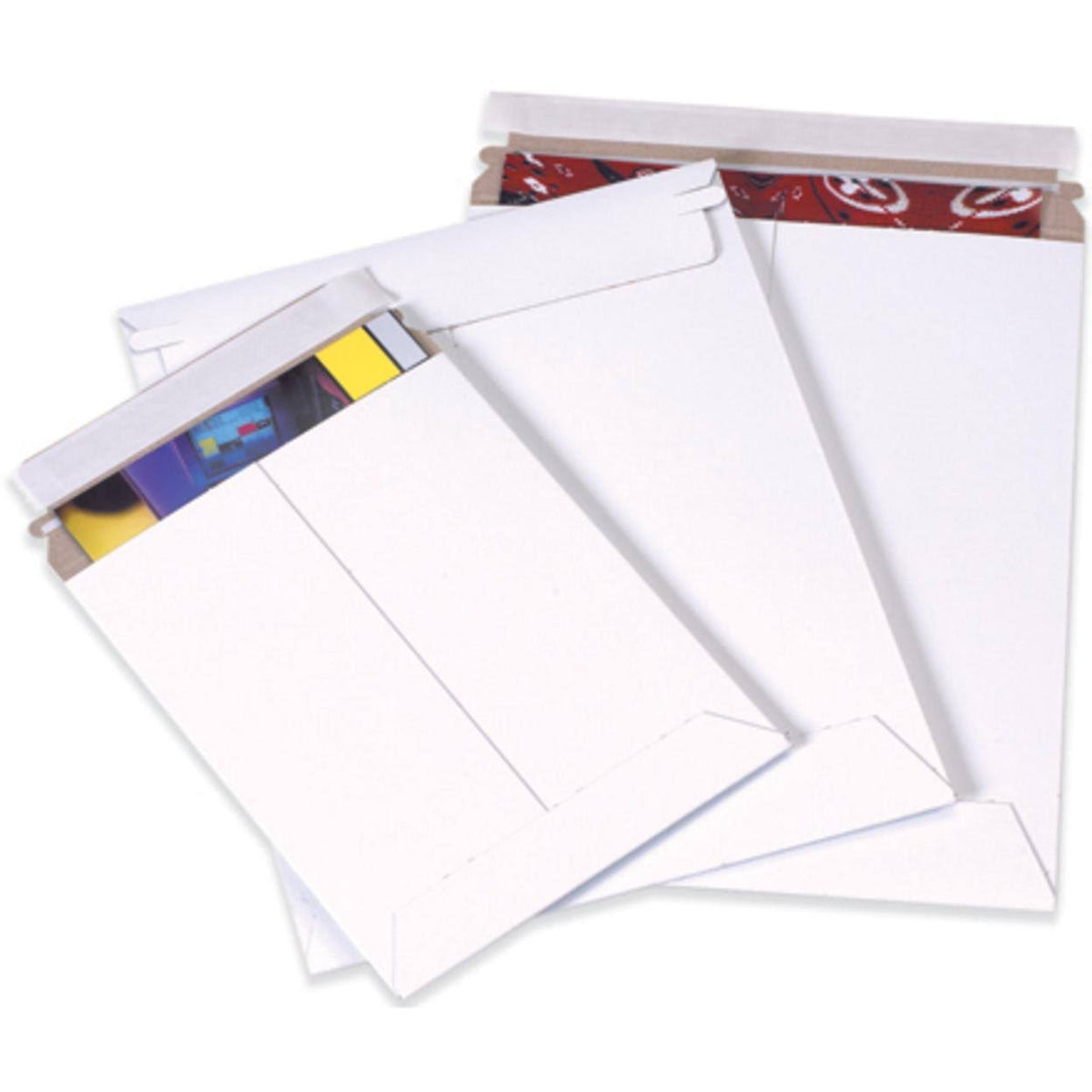 White Self-Seal Flat Mailers 100/Case Z208324
