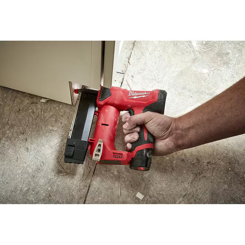 12-Volt 23-Gauge Cordless Pin Nailer with 6.0Ah and 3.0Ah Battery Packs L350748