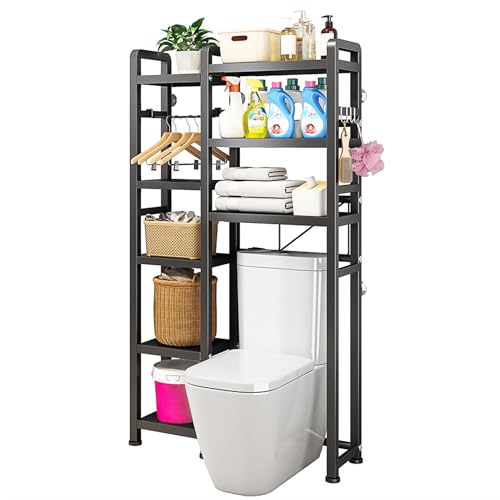 Over The Toilet Storage Cabinet with Toilet Paper Holder Stand U6183