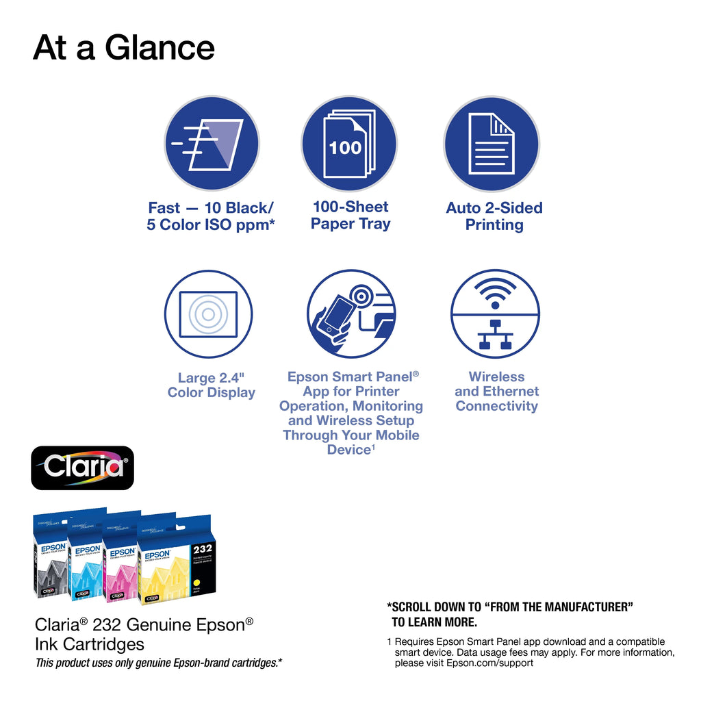 Wireless Color Printer with Scanner and Copier D2086