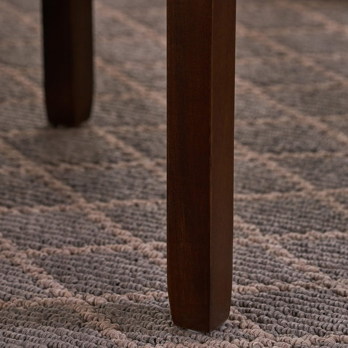 Brown Mahogany Acacia Wood Accent Table with Drawer C120506