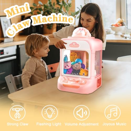 Mini Candy Vending Grabber Machine (Pink) E7259