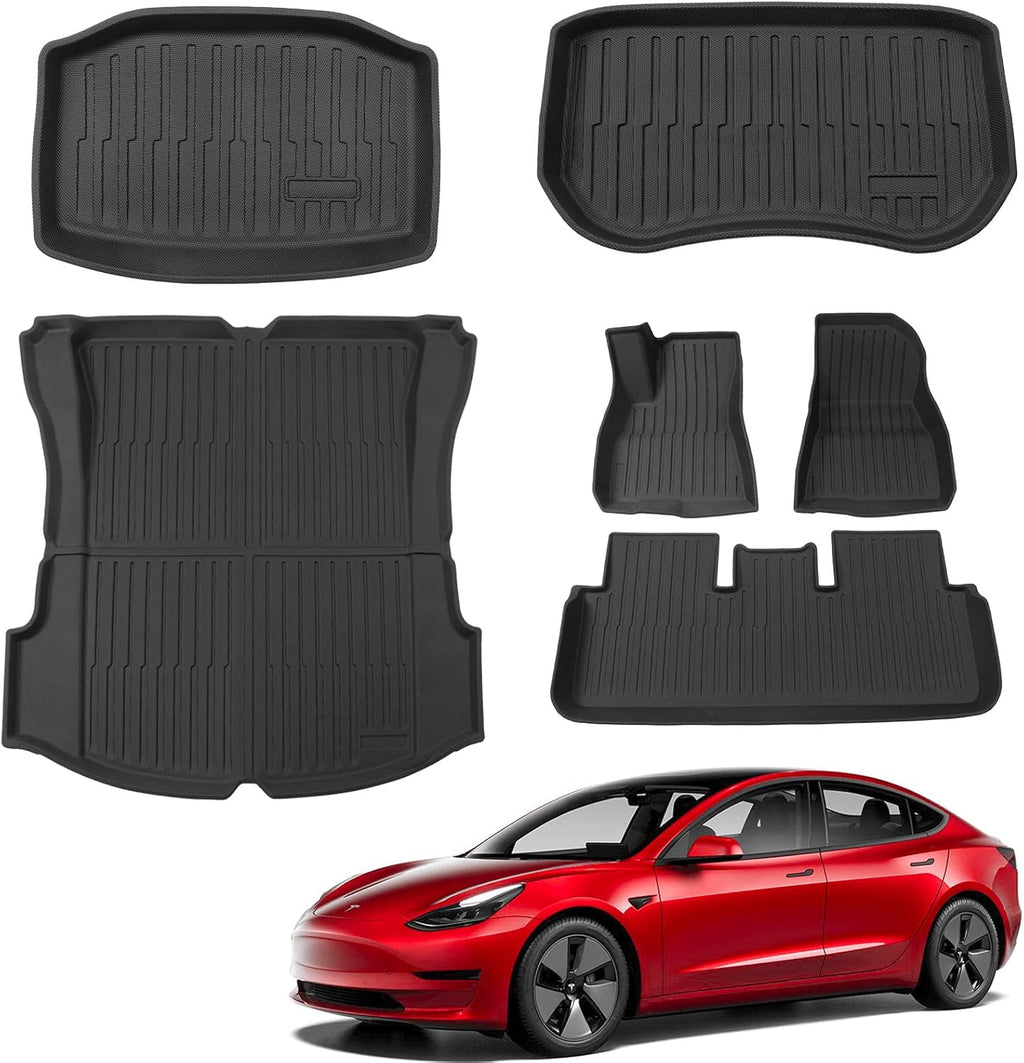 TPE Floor Mat Trunk Liner Cargo Mat Set of 6 M15363