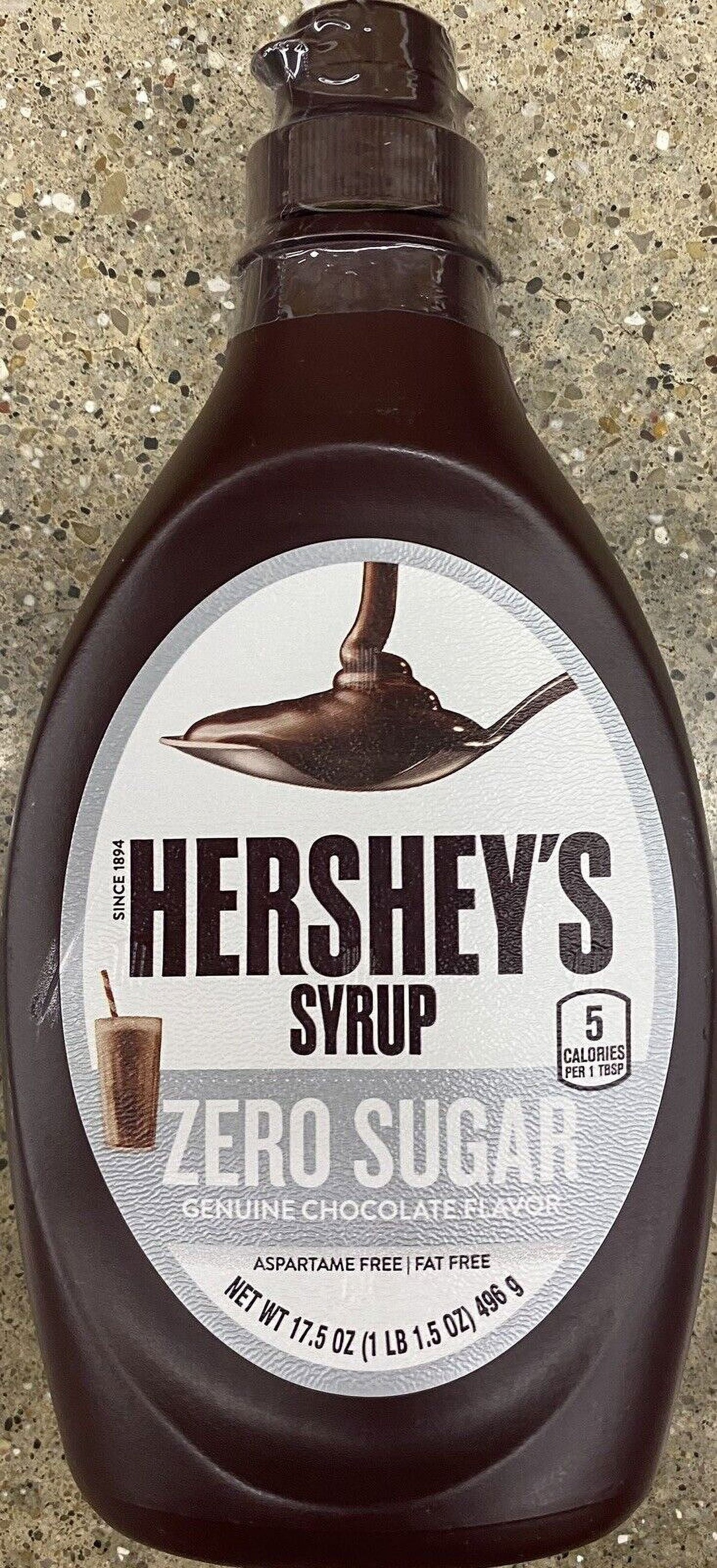 2 PACK 17.5 Oz Zero Sugar Chocolate Flavor Syrup V491