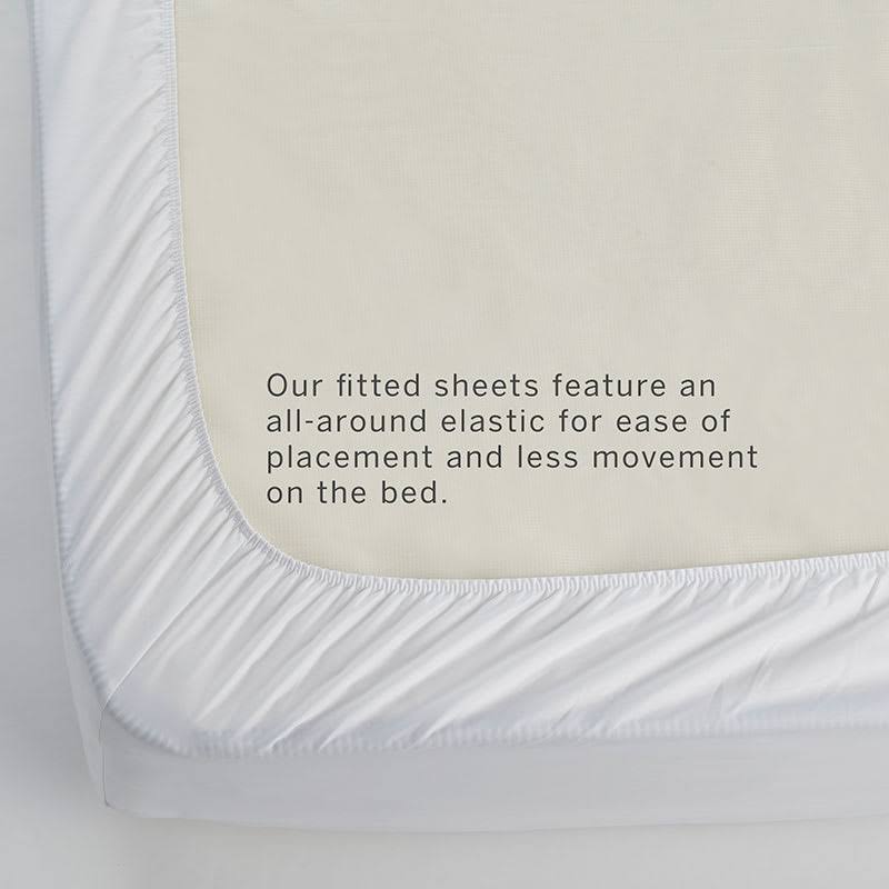 Cream Ivory Velvet Flannel Fitted Sheet X96717